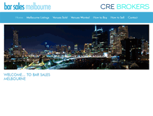 Tablet Screenshot of barsalesmelbourne.com.au